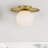 Abbey 1-Light Dimmable Glass Globe Flush Mount-191229353-162915063