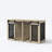 61" W Separable Large Dog Crate Furniture with Divider – Versatile Design for Multiple Dogs and Spaces-1778258438
