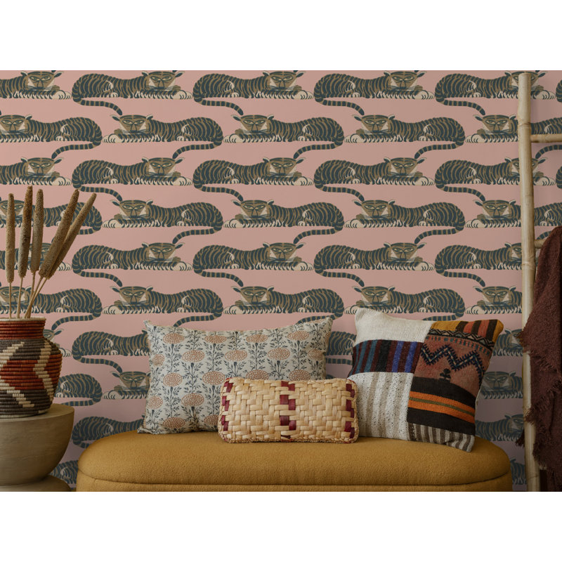 Wallpaper Double Roll by Yuki Osada, Dark Teal