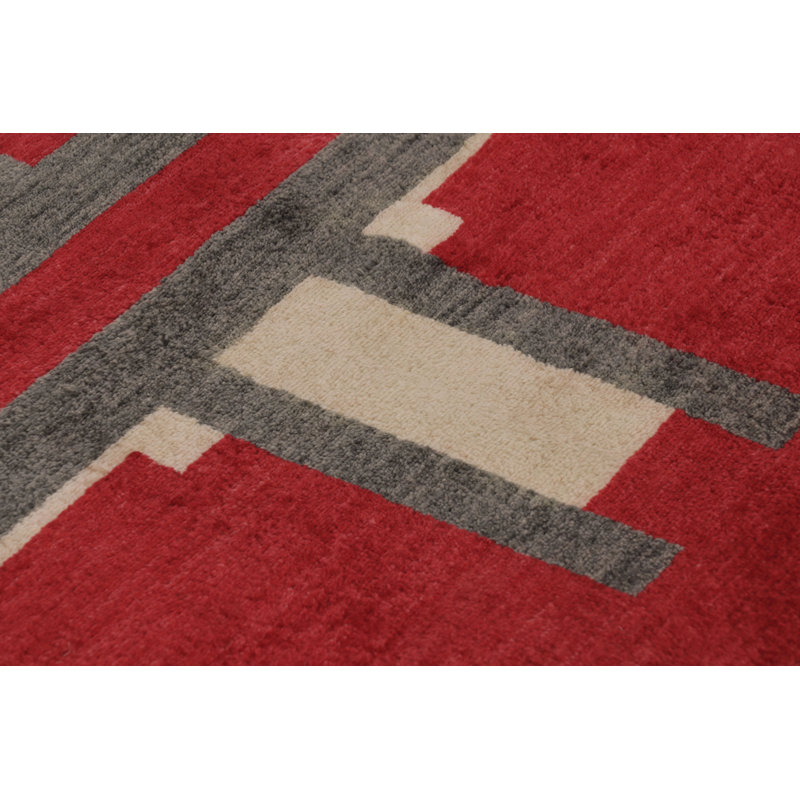 Art Deco Handmade Wool Area Rug