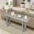 59.82" W Indoor / Outdoor Rectangular Console Table With Magnesium Oxide Countertop And Metal Legs-1528061445