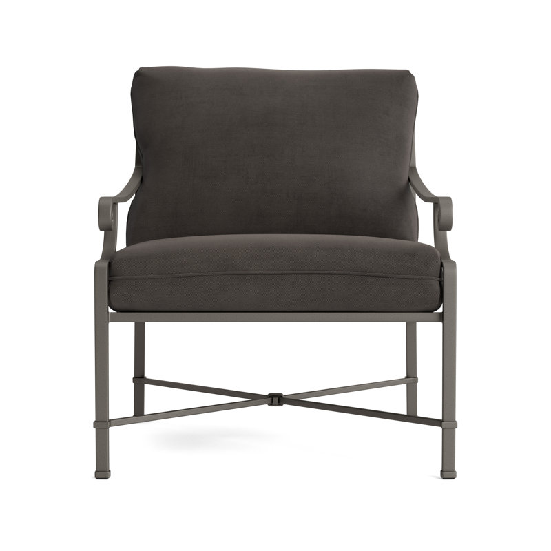 Venetian Outdoor Lounge Chair, Mica, Fusion Charcoal