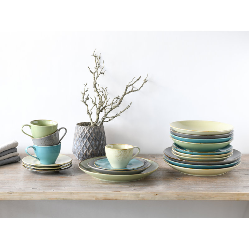 20 Pcs. Dish Set Nature Collection For 4 People