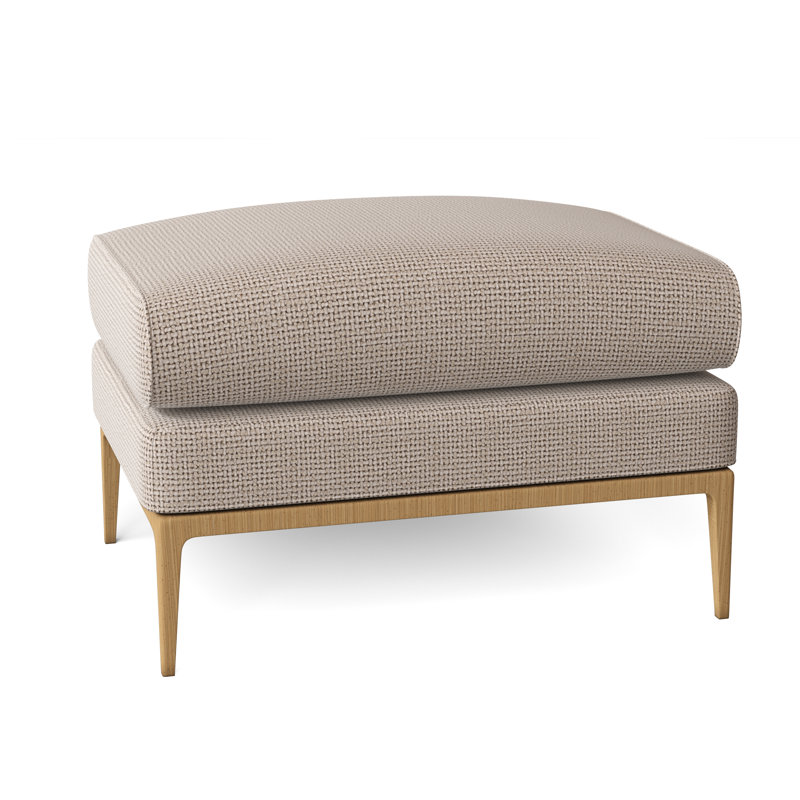 Cooper Ottoman, Filigree Ivory, Amber