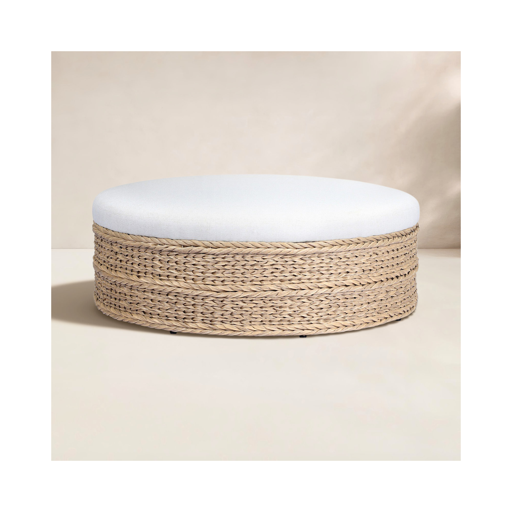 Rowan Outdoor Ottoman with Cushion