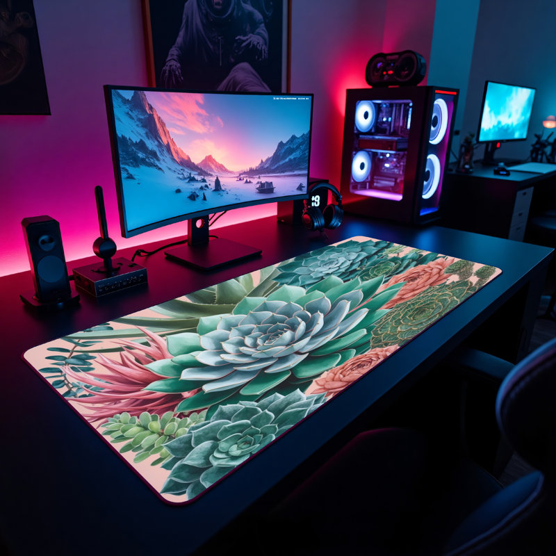 Polyester Desk Pad, 23.6x13.8