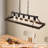 34-Inch Black & Gold Vintage Pendant Light, 5-Light E26 Antique Chandelier With Adjustable Chain, Ceiling Light Fixture For Dining Room Kitchen Island Living Room (Bulbs Not Included)