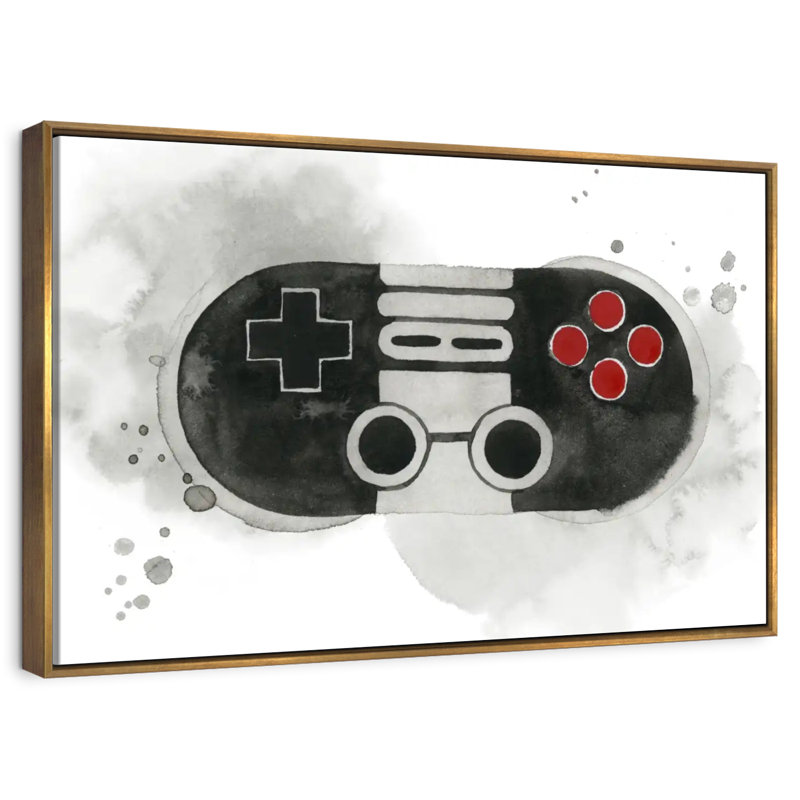 Gamer IV, 46 po x 31 po, Cadre flottant doré