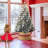 26in Christmas Tree Collar Scottish Tree Skirt Rustic Handcrafted Woven Base