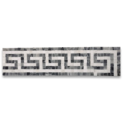 Carrara 3.5" x 11" Marble Mosaic Wall & Floor Tile