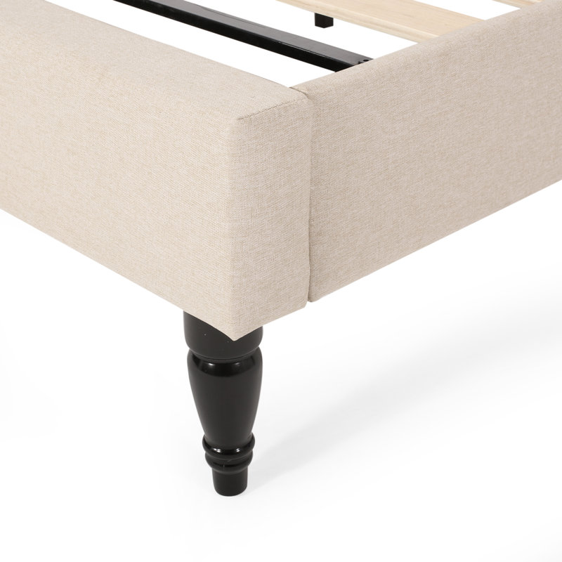 King Size Upholstery Bed, Beige