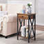 Table de bout moderne avec tiroir, design polyvalent-97773907-97773906