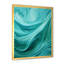 Turquoise, gauchissement des vagues I - art mural abstrait sur toile-97170045-97170039