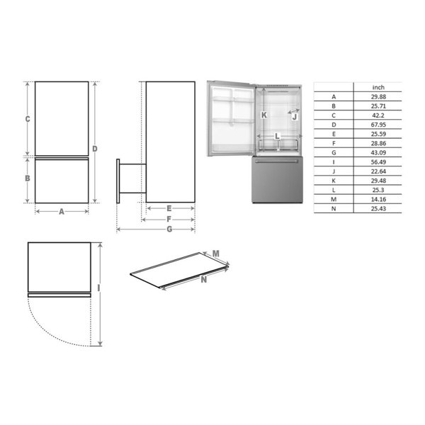 Dimensions du produit