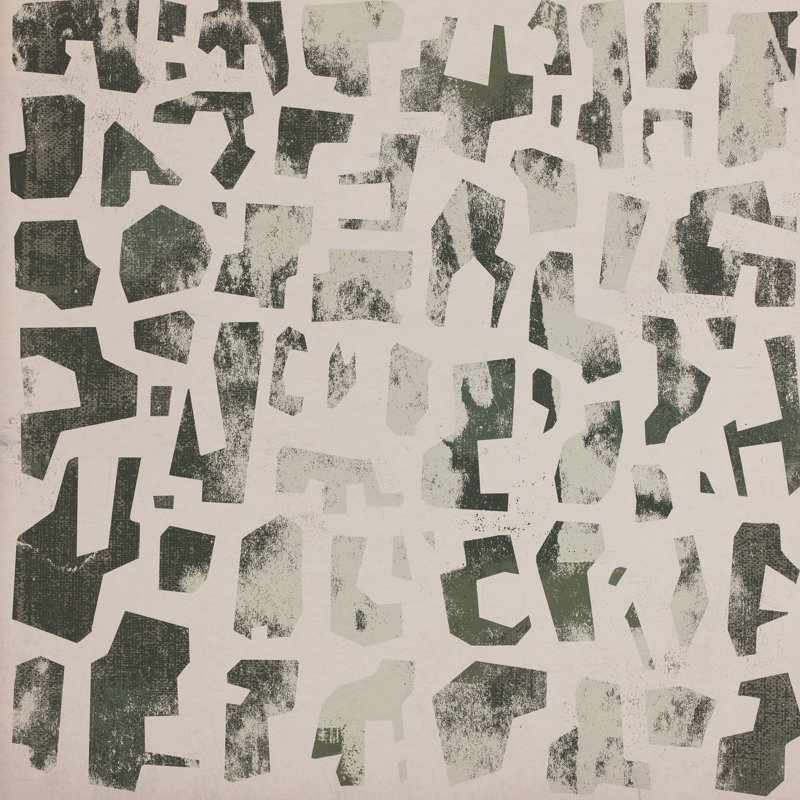 Block Sea I Print by Coup D'Esprit, 48" H x 48" W x 2" D