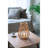 D9.5X13.5" Bamboo Home Decor, Table Decor, Lantern With Rope Handle