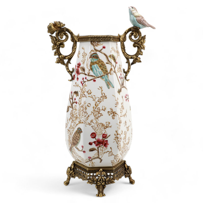 Hand Painted Decorative Porcelain Vase
