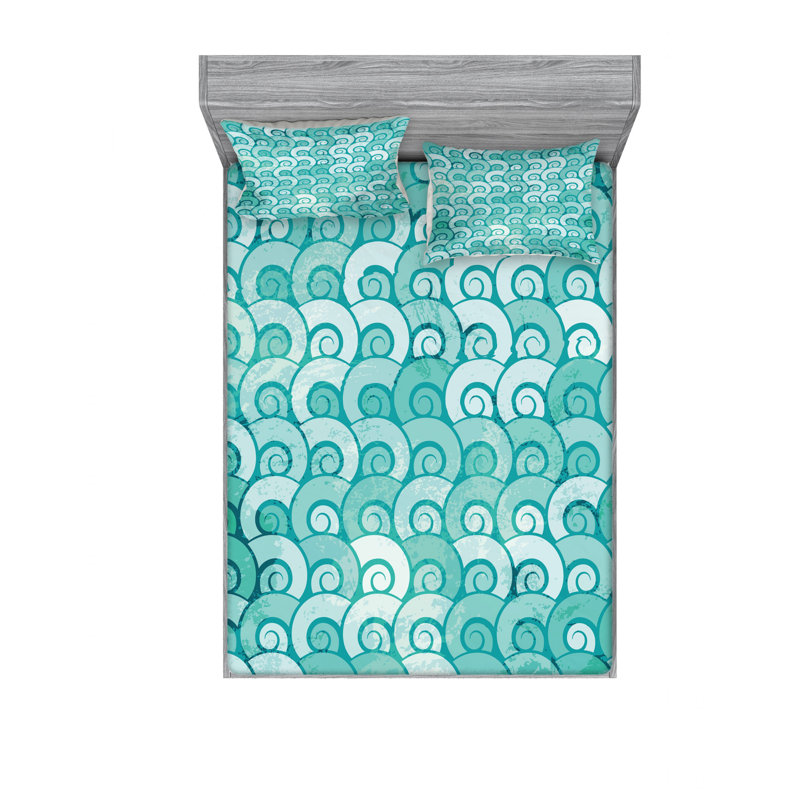 Microfiber Sheet Set, Queen Sheet Set with Fitted Sheet