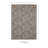 Kivett Rugged Rings Brown and Ivory Indoor Outdoor Machine Washable Area Rug-1377066038
