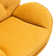 Anouk Tufted Back Type Swivel Base Accent Chair with Ottoman