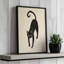 «Black Cat Portrait In Matisse» par Cocoon Design, reproduction d'art sur toile-19126343-19126344