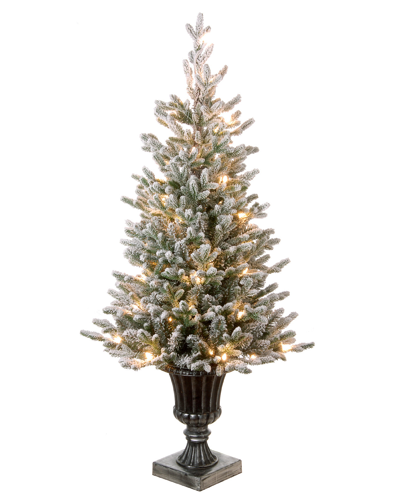 4' Pre-Lit Fir Christmas Tree