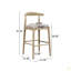 Tabouret de bar en tissu galet (ensemble de 2)-131580006-131580007