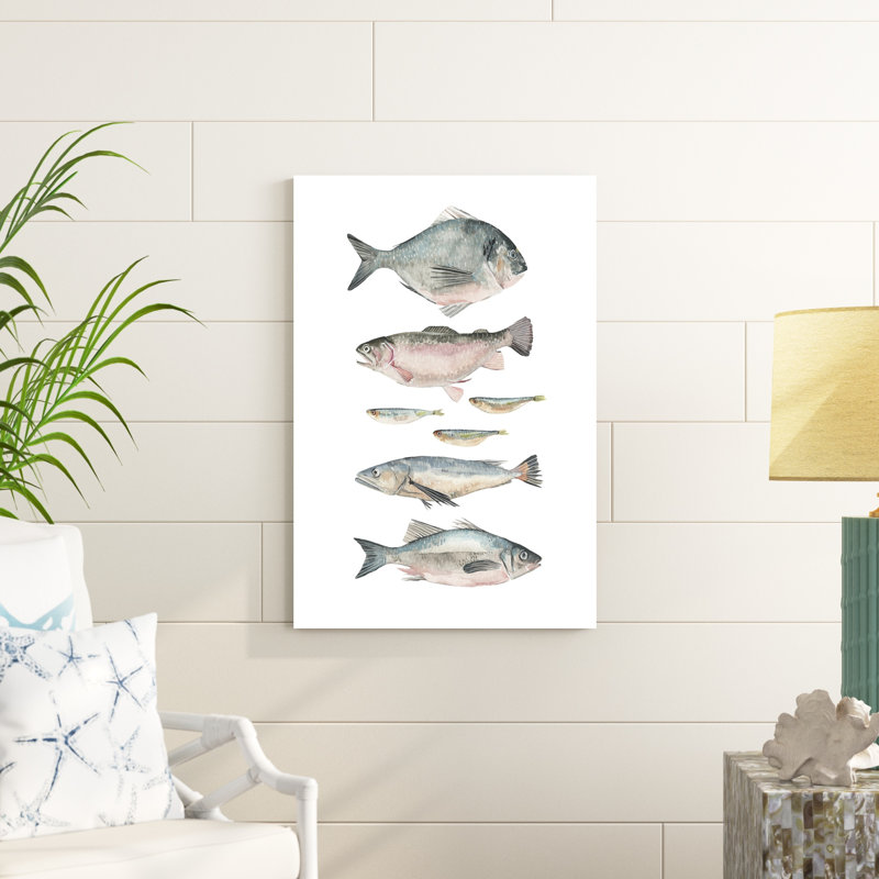 Composition du poisson II, H 36 po x l 24 po x P 1 po