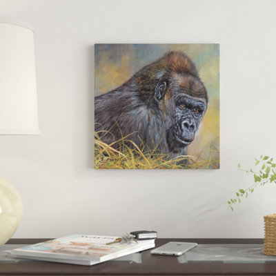 « gorilla », impression sur toile