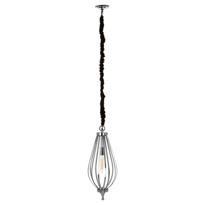 Rico 1 - Light Silver Single Pendant