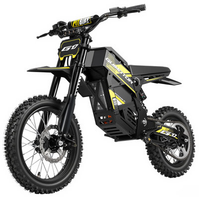 Electric Motorcycle For Adult, Off-Road Racing, 3600W Powerful Motor,60V 23.4Ah Long-Range Battery,Maximum Load Capacity: 350 Lbs, Electric Bicycle, Front And Rear Dual Shock Absorbers, Features Dual Hydraulic Disc Brakes，Britihday Gift