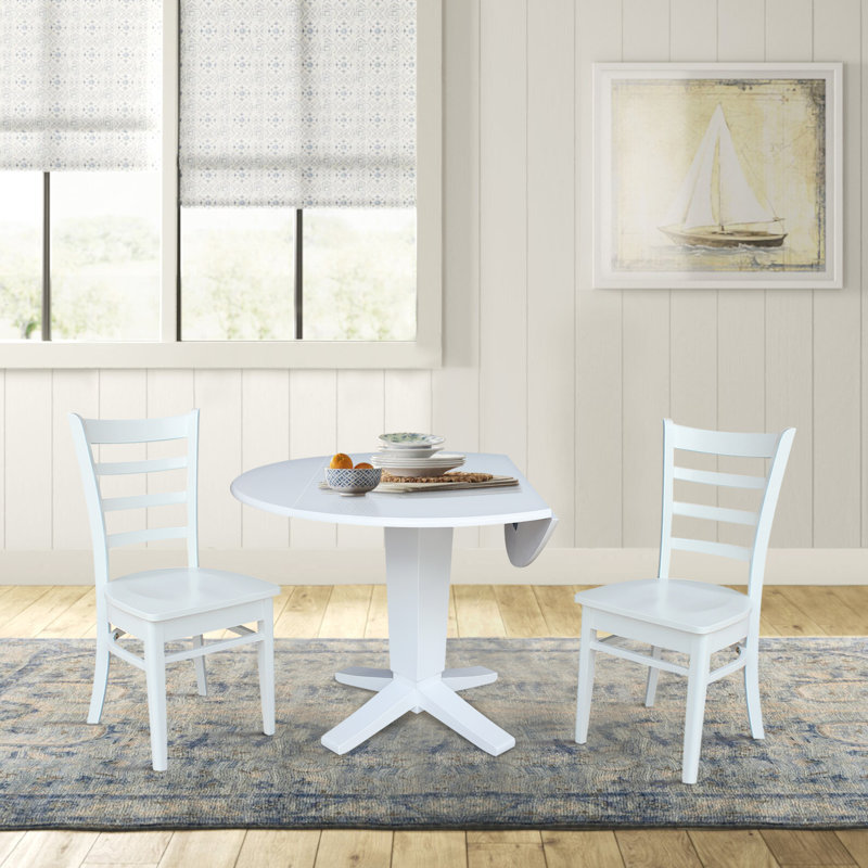 Ensemble de salle à manger Plumbank, 3, Blanc