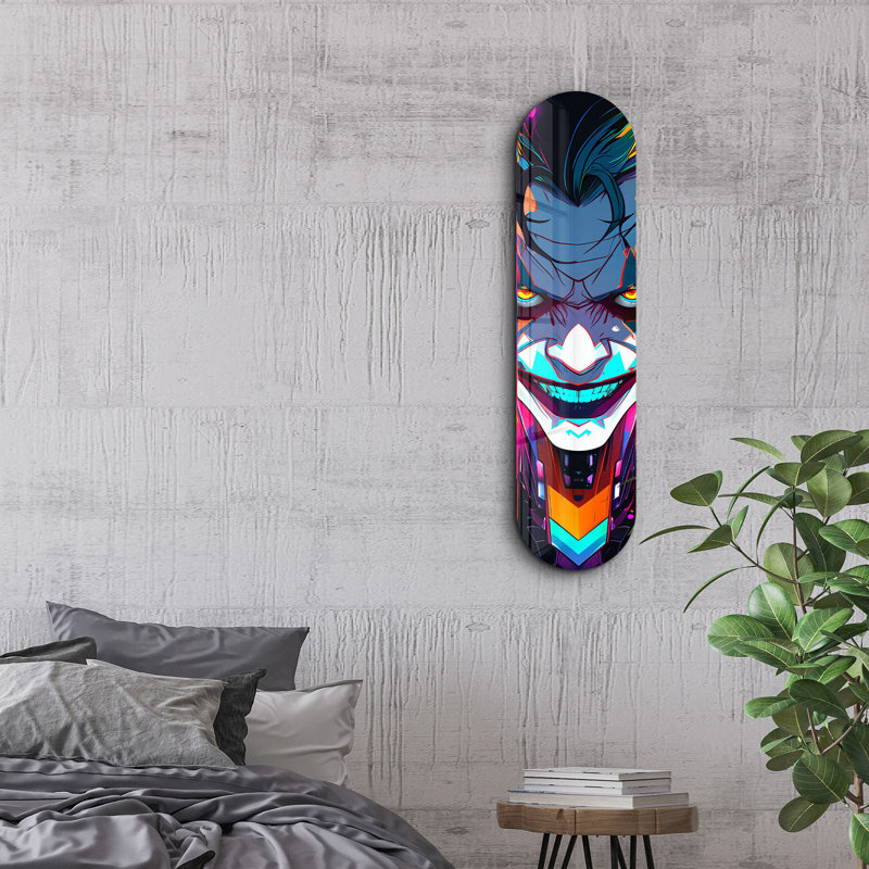 Peinture décorative en verre trempé