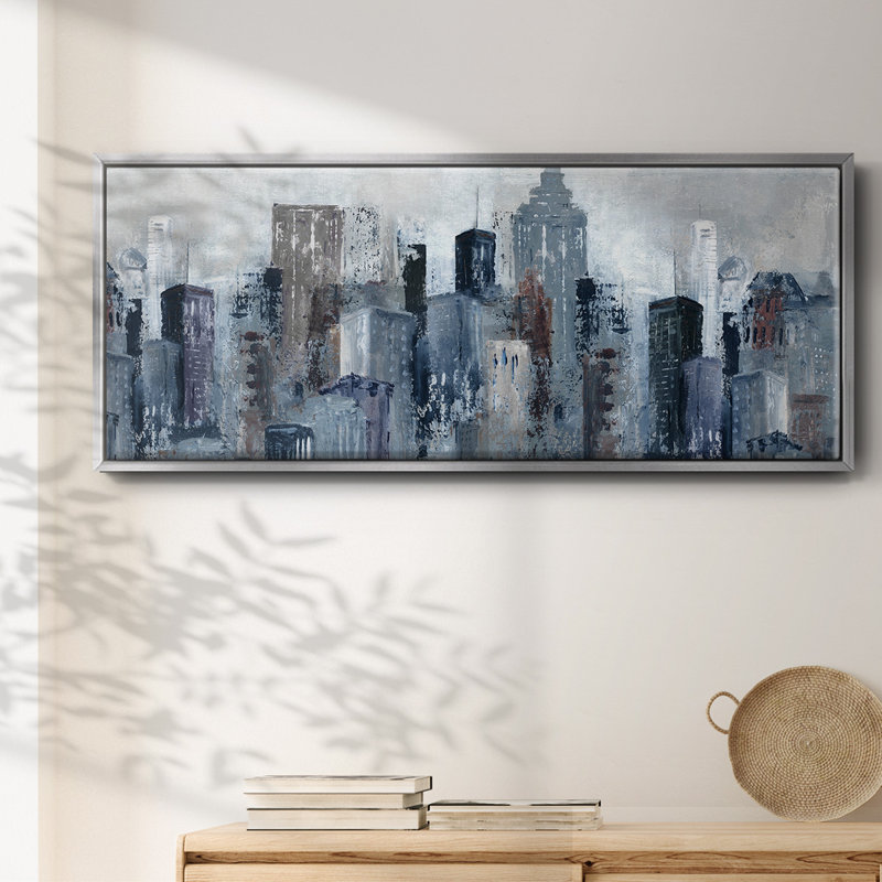 City Mood - Toile encadrée, H 24 po x l 60 po