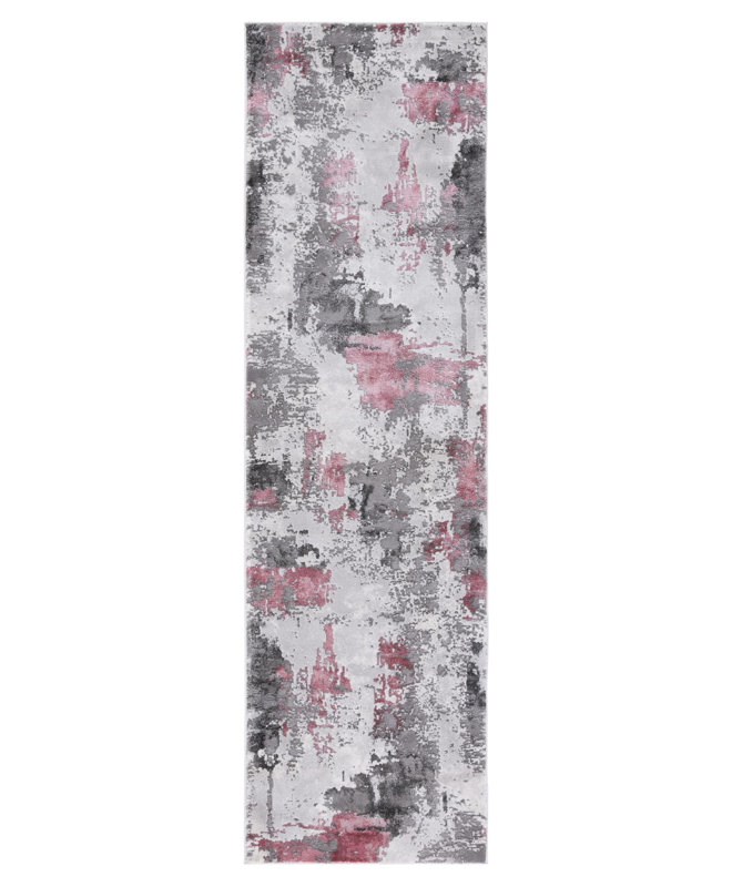 Tapis abstrait Craft Performance, Tapis de couloir 2 pi 3 po x 10 pi