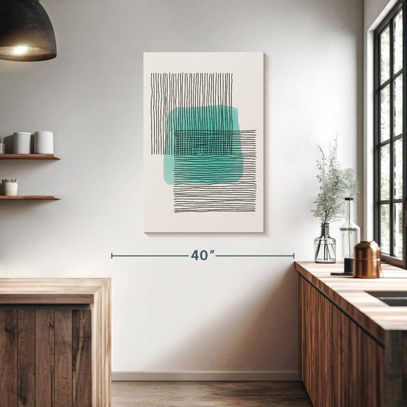 Avery Lines On Square, 39" H x 26" W