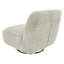 Upholstered Chenille Swivel Slipper Chair-1153271562