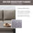Ingvald 74" Wide Outdoor Wicker Sofa Patio Couch with Ottoman-817383589