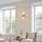 Casandra 2-Light Crystal Glass Bar Wall Sconce - 6.5 inches W x 15 inches H x 4.3 inches D - Satin Nickel