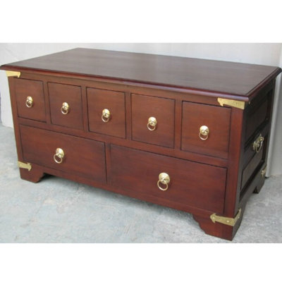 Solid Wood Coffee Table with Storage
