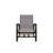 Belle Isle Sling Aluminum Frame Hidden Motion Chat/Lounge Chair With Marine Grade Polymer Arm Accent-98358308-98714565