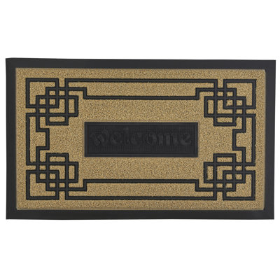 Obermeyer Non-Slip Welcome Doormat for Entry, 18" x 30", Waterproof, Mat