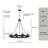 Knowle 10 - Light Dimmable Outdoor Ceiling Lighting Wagon Wheel Chandelier