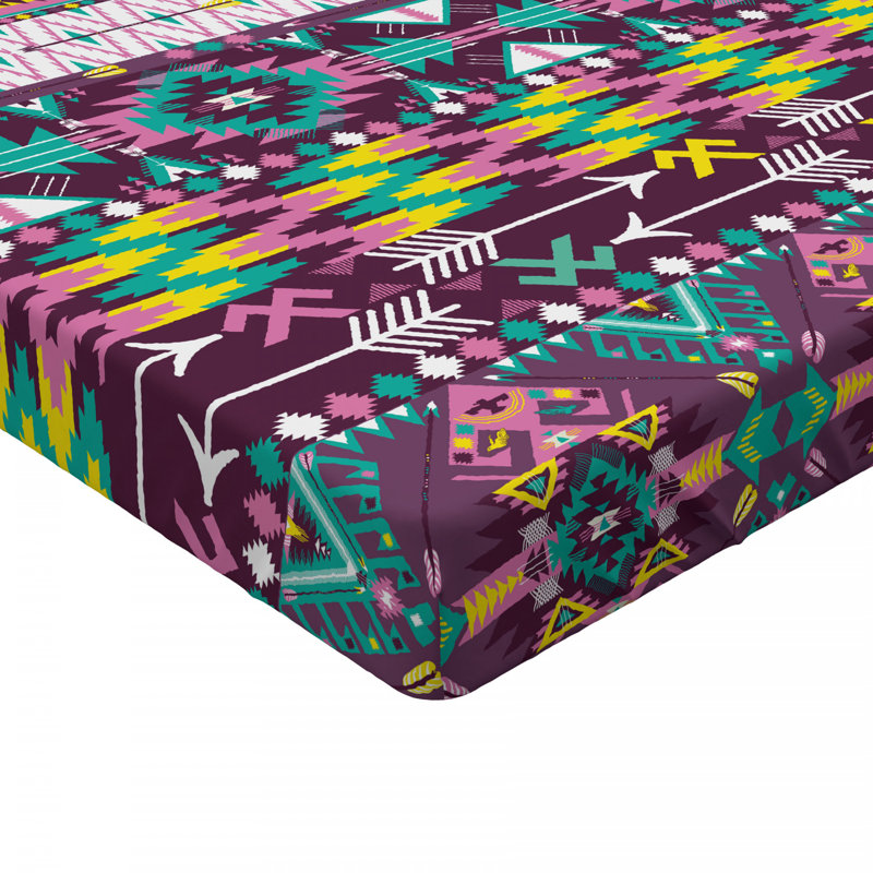 Drap-housse tribal ikat, Drap-housse de taille double