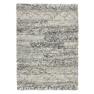 Fallon Abstract Area Rug in Gray