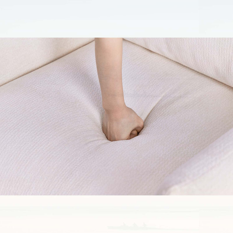 Fauteuil simple surdimensionné avec coussin moelleux pour un confort et un style ultimes, Beige