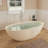Fslefay 65'' Freestanding Bathtub Solid Surface Deep Soaking Tubs-124822461