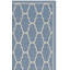 Tapis d'intérieur / extérieur à motif géométrique Reid Performance-15107396