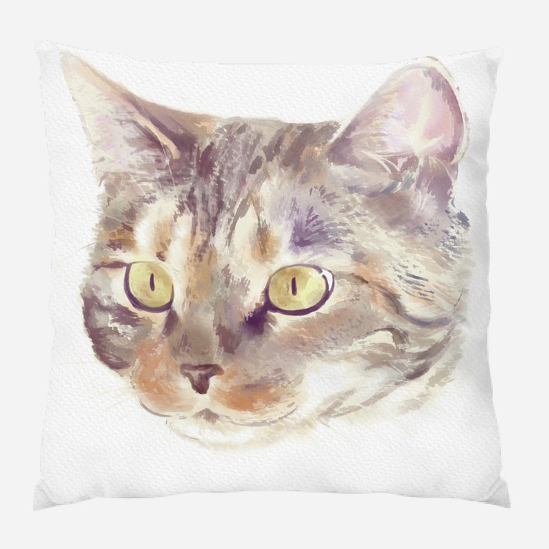 Housse et insert de coussin carré Dunneback, Intérieur, Microsuède