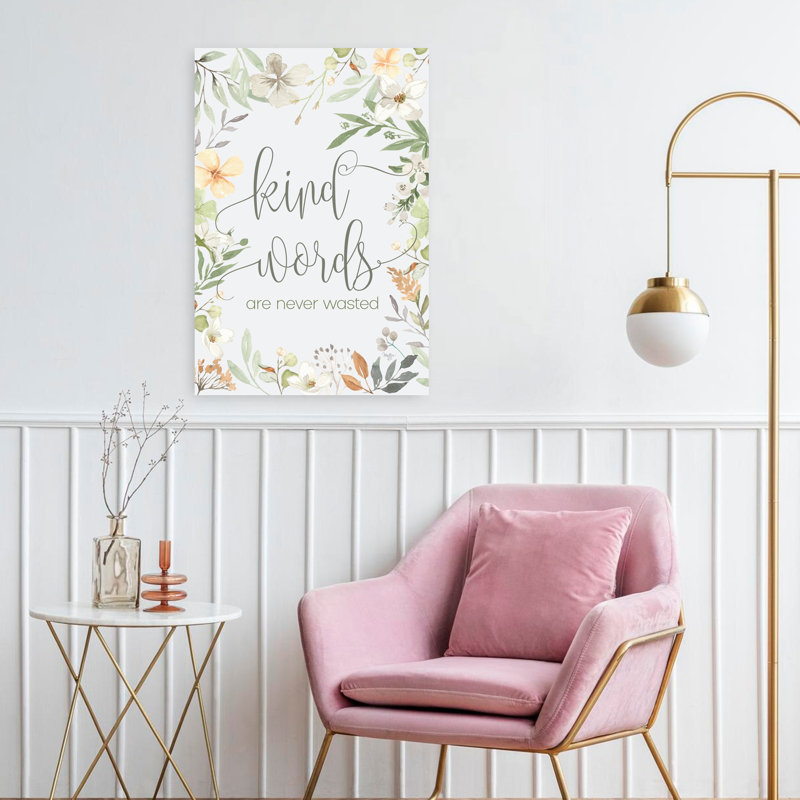 Kind Kind, art floral contemporain, H 24 po x l 16 po